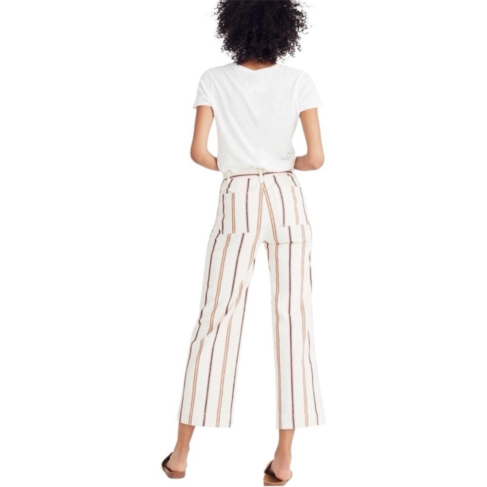 Cropped Striped Madewell Jeans - Picture 3 of 8